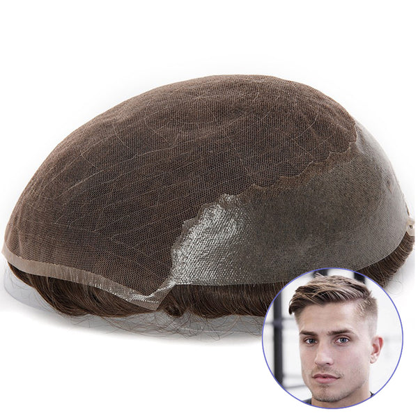 French Lace Front And Center,Thin Skin Back&Sides
