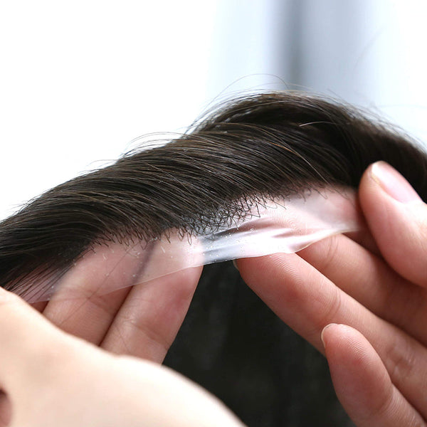 0.03mm Ultra-Thin Skin Single Knots Hair System