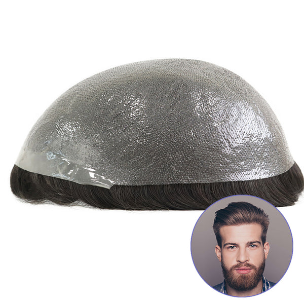 0.03mm Ultra-Thin Skin Single Knots Hair System